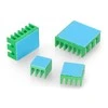Oem Radiatorių rinkinys, skirtas Raspberry Pi - su šilumos perdavimo juosta - žali - 4 vnt