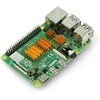 Oem Radiatorių rinkinys, skirtas Raspberry Pi - su šilumos perdavimo juosta - auksinis - 4 vnt