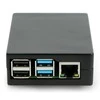 Oem Raspberry Pi 4B aliumininis dėklas - juodas