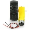 Oem Ratas + DC variklis 65x26mm 5V su 48:1 pavara + laidai