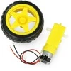 Oem Ratas + DC variklis 65x26mm 5V su 48:1 pavara + laidai