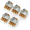 Oem Rotacinis potenciometras 1MOhm tiesinis 1/5W B1M - 5 vnt