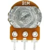 Oem Rotacinis potenciometras 1MOhm tiesinis 1/5W B1M - 5 vnt