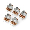 Oem Rotacinis potenciometras 200kOhm tiesinis 1/5W B200k - 5 vnt