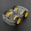 Oem Stačiakampė 4WD 4 ratų roboto važiuoklė su DC variklio pavara