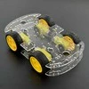 Oem Stačiakampė 4WD 4 ratų roboto važiuoklė su DC variklio pavara
