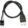 Oem USB A laidas 0.3m su kištuku 1x5