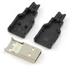 Oem USB A tipo kištukas - plastikiniam kabeliui