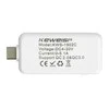 Oem USB testeris Keweisi KWS-1802C srovės ir įtampos matuoklis iš USB C prievado - baltas