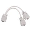 Oem VGA - 2xVGA adapteris Šviesiai pilkas
