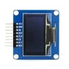 OLED ekranas mėlynas, 1.3” (A), 128x64px SPI/I2C, kampinės jungtys, Waveshare 10444