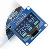 OLED ekranas mėlynas, 1.3” (B), 128x64px SPI/I2C, tiesios jungtys, Waveshare 10451