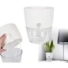Oliz Savaime laistomas gėlių vazonas - 10.2 cm - baltas - automatinis augalų laistymas