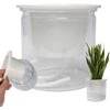 Oliz Savaime laistomas gėlių vazonas - 10.2 cm - baltas - automatinis augalų laistymas