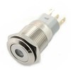 Oem ON-OFF jungiklis monostabilus - PBW-16BPD - 2A/250V - plokščias žalias taškinis apšvietimas