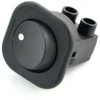 Oem On-Off jungiklis RS-101-7C (T-120) - 250V/6A - juodas