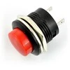 Oem ON-OFF mygtukas, momentinis, apvalus 250V/3A - raudonas - 5 vnt