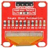Openplatform OLED ekranas, mėlyna grafika, 0.96” 128x64px I2C - raudonas