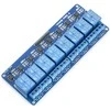 Oem Optoizoliacijos relės modulis, 8 kanalai - 10A/250VAC kontaktai - 12V ritė - mėlyna
