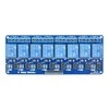 Oem Optoizoliacijos relės modulis, 8 kanalai - 10A/250VAC kontaktai - 12V ritė - mėlyna