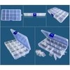 Oem Organizatorius 15 skyrių 175x100x22mm - mėlyna - konteineris smulkiems daiktams