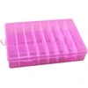 Oem Organizatorius 24 skyriai 195x130x36mm - rožinė - konteineris smulkiems daiktams