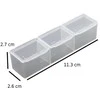 Oem Organizatorius 3 skyriai - 110x25mmx25mm - rakinamas niekučių konteineris
