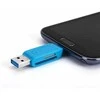 Oem OTG USB adapteris – MicroUSB – SD/T-Flash kortelių skaitytuvas – OTG kortelių skaitytuvas