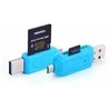 Oem OTG USB adapteris – MicroUSB – SD/T-Flash kortelių skaitytuvas – OTG kortelių skaitytuvas