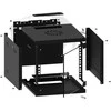 LANBERG WF10-2306-10B Installation Cabinet Rack Hanger 10inch 6U 280X310 Juodas