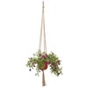 Oem Pakabinamas gėlių stovas - 105 cm - Virvės kabykla - Macrame - Boho
