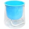 Oem PAPRASTAS savaime laistantis gėlių vazonas 8 cm - mėlynas plastikinis gėlių dangtelis