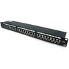 LANBERG PPS6-1024-B Patch Panel 24 prievadai 1U kat. 6 ekranuoti judai