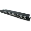 LANBERG PPS5-1024-B Patch Panel 24 prievadas 1U kat. 5e ekranuotas juodas
