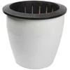 Oem PATIO savaiminio drėkinimo vazonas - 22 cm baltas plastikinis vazonas