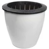 Oem PATIO savaiminio drėkinimo vazonas - 22 cm baltas plastikinis vazonas