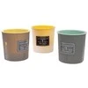 Oem PATIO savaiminio drėkinimo vazonas - 22 cm baltas plastikinis vazonas