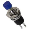 Oem PBS-110 momentinis mygtukas – mėlynas – 250V-1A / 125V-3A – 7 mm – apvalus