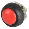 Oem PBS-33B momentinis mygtukas - raudonas - 250V-1A - 12mm - monostabilus - apvalus