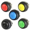 Oem PBS-33B momentinis mygtukas – žalias – 250V-1A – 12 mm – monostabilus – apvalus