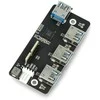 PCIe į USB 3.2 adapteris HUB 4x USB - suderinamas su Raspberry Pi CM4 - Waveshare 18899