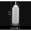 Oem PE/PP buteliukas 360ml - su dangteliu - skysčiams dozuoti