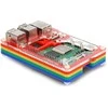 Pibow Coupe 5 – Raspberry Pi 5 laipsnių – Rainbow – PiMoroni PIM678