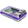 Pibow Coupe 5 dėklas Raspberry Pi 5 plokštei – violetinis