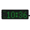 Pico-Clock-Žalias, modulis su skaitmeniniu LED elektroniniu laikrodžiu, priedėlis skirtas Raspberry Pi Pico, Waveshare 19695