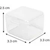Oem Plastikinė dėžutė - 55x45x15 mm - Rakinamas konteineris - Tvarkyklės