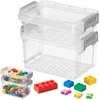Plastikinė dėžutė - 55x45x15mm - Uždara talpykla - Organizatorius