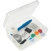 Plastikinė dėžutė - 55x45x15mm - Uždara talpykla - Organizatorius