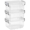 Plastikinė dėžutė - 55x45x15mm - Uždara talpykla - Organizatorius
