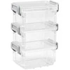 Plastikinė dėžutė - 55x45x15mm - Uždara talpykla - Organizatorius